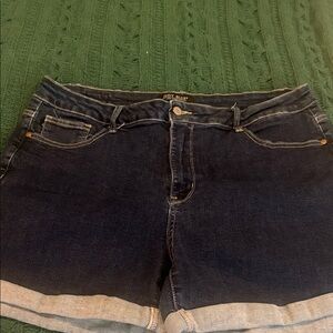 Judy Blue Dark Blue Jean Shorts
